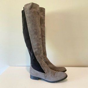 Audrey Brooke Tamela Boots Gray Leather OTK 10